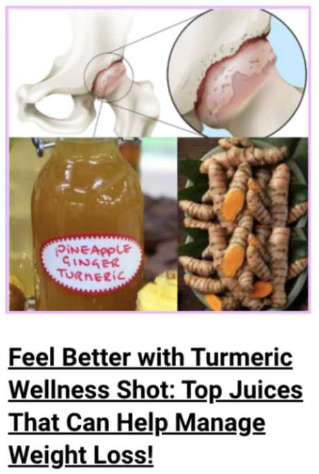 turmeric wellness shot